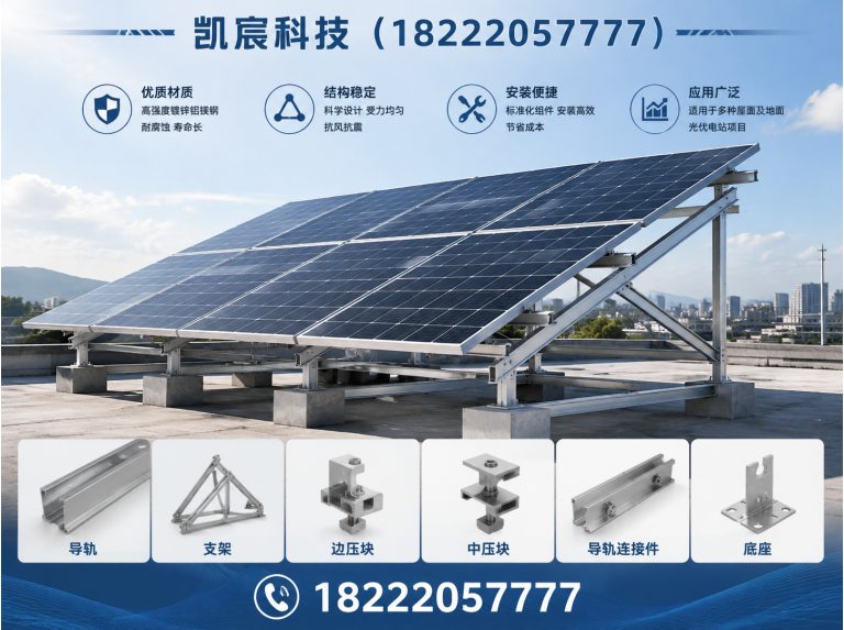 滨海新区光伏支架厂家展示图